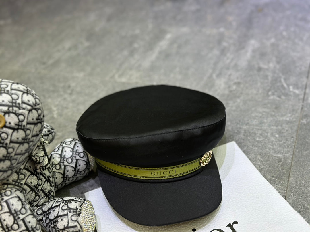 3 colors GG silk military hat