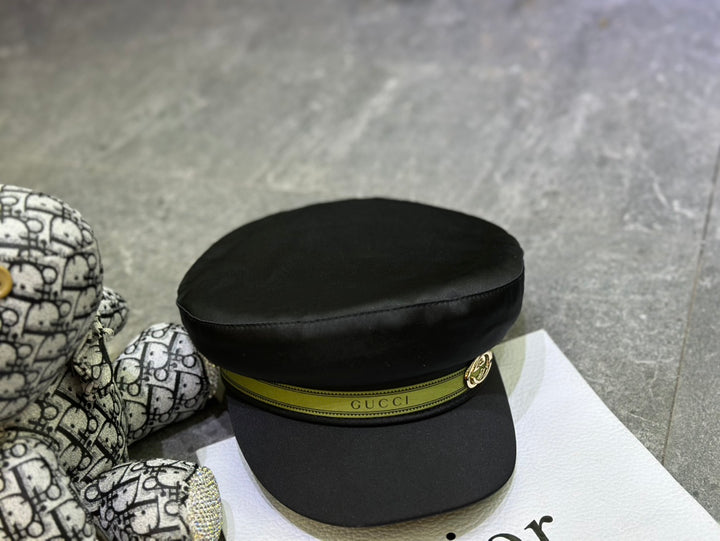 3 colors GG silk military hat