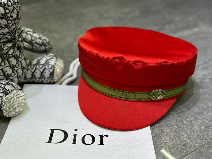 3 colors GG silk military hat