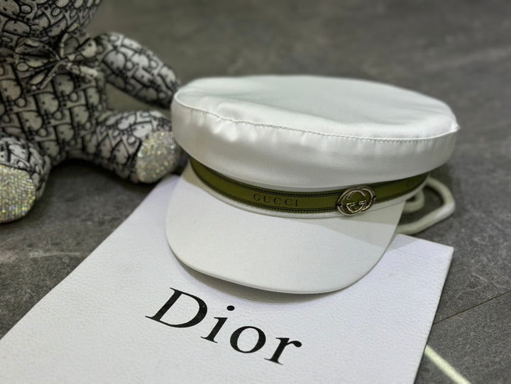 3 colors GG silk military hat