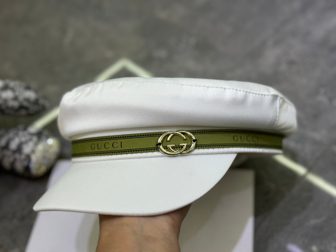 3 colors GG silk military hat