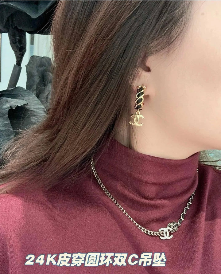 Fashion CD Pearl Earrings