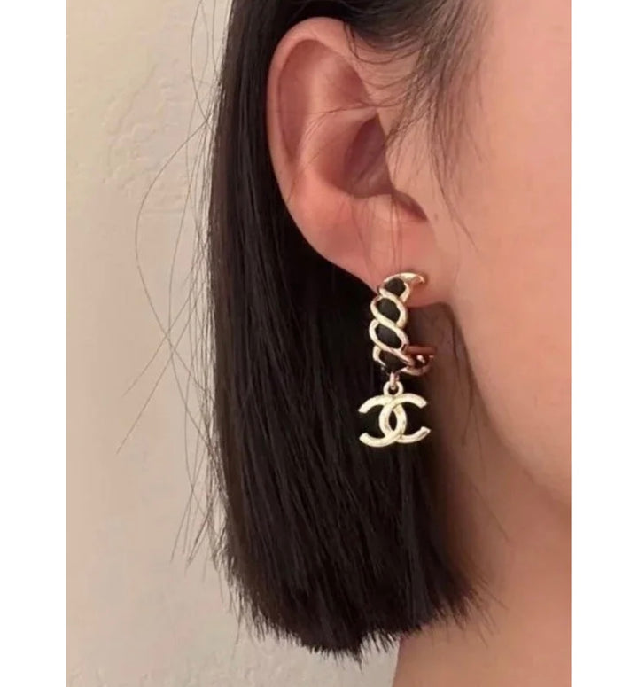 Fashion CD Pearl Earrings