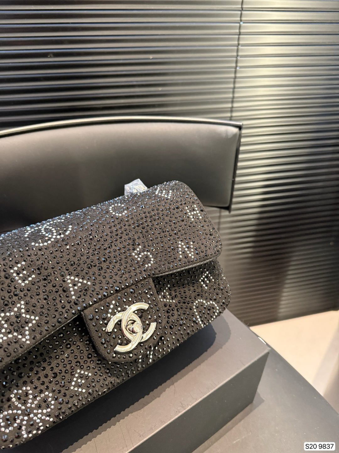 Deluxe CC Flap Bag with Diamonds