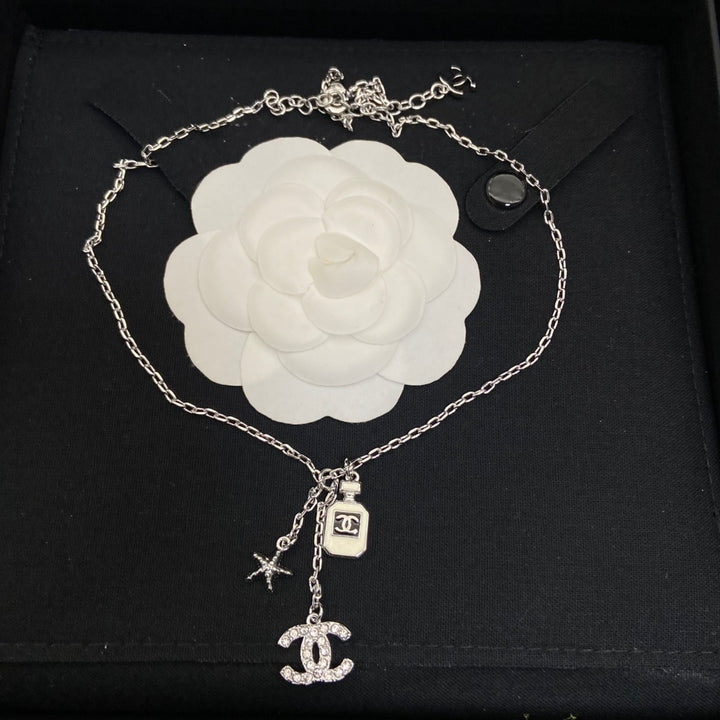 New perfume bottle tassel necklace