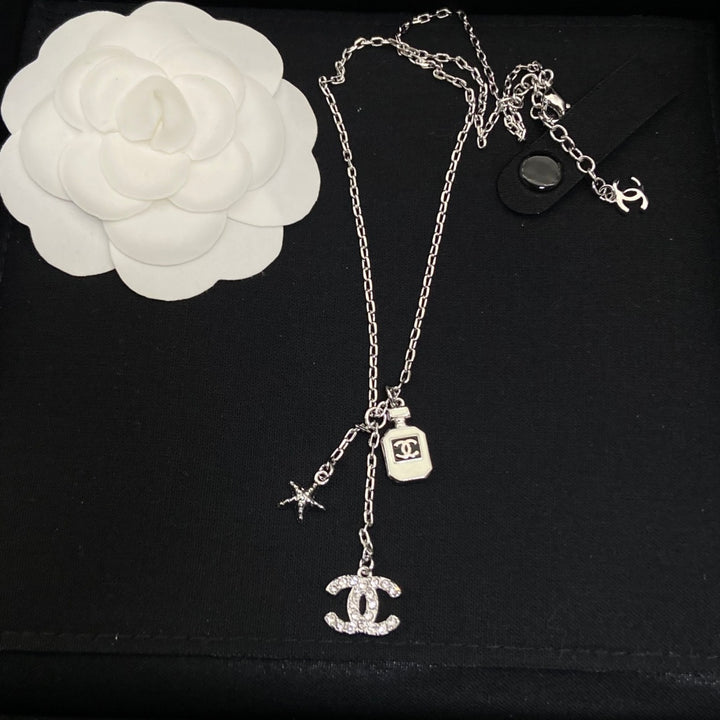New perfume bottle tassel necklace
