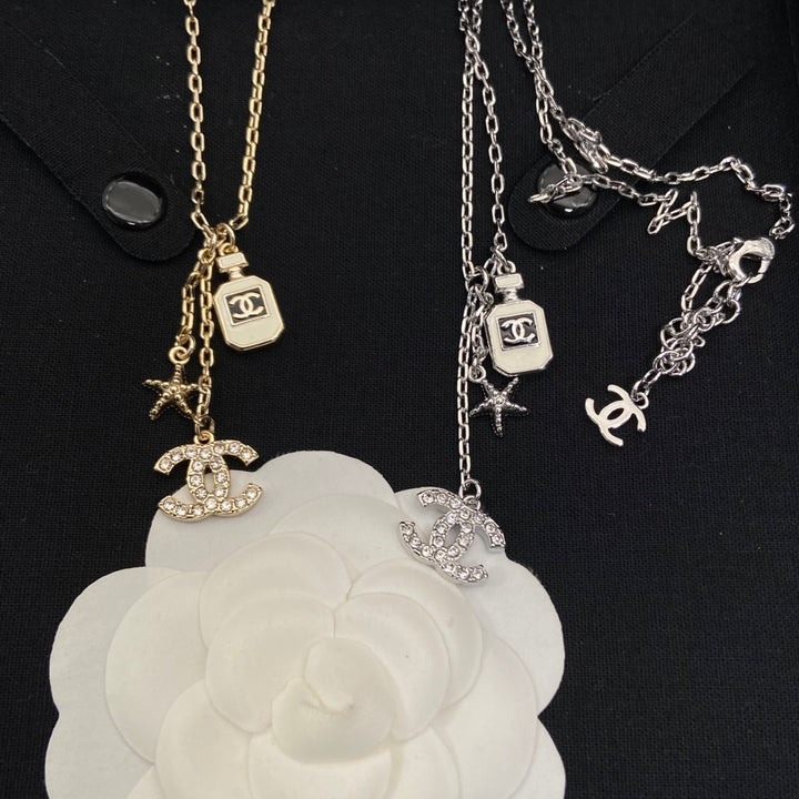 New perfume bottle tassel necklace