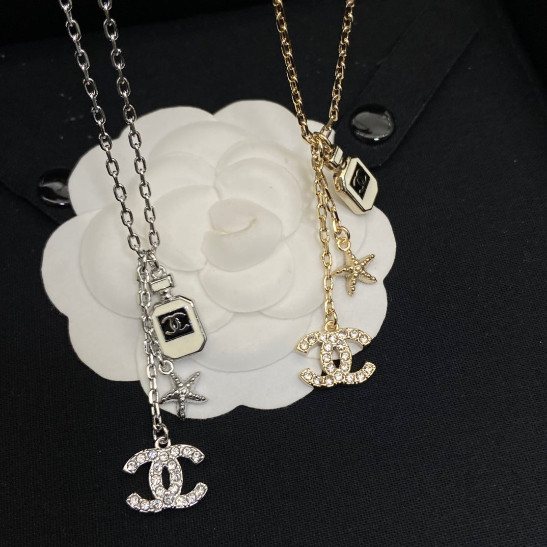 New perfume bottle tassel necklace