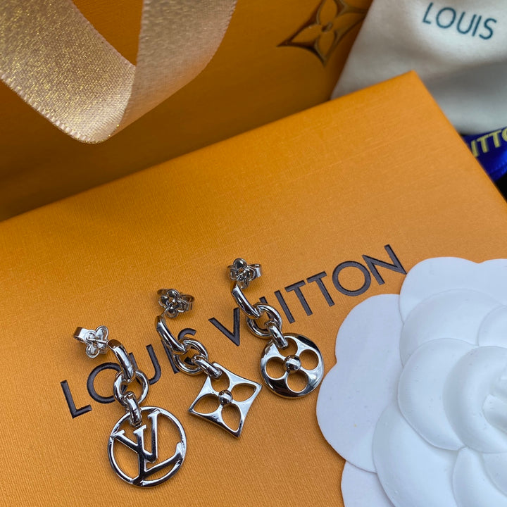 Classic fashion temperament three sets of earrings