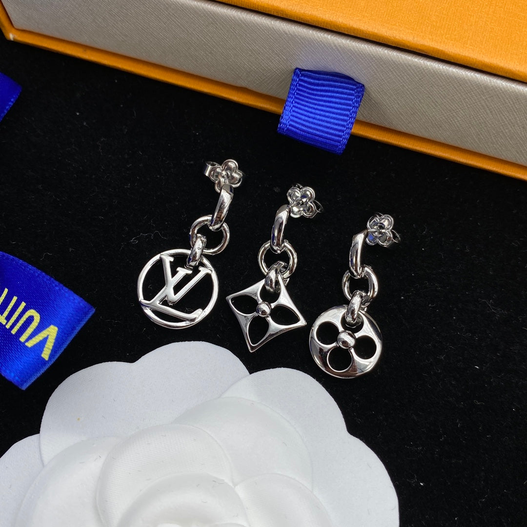 Classic fashion temperament three sets of earrings