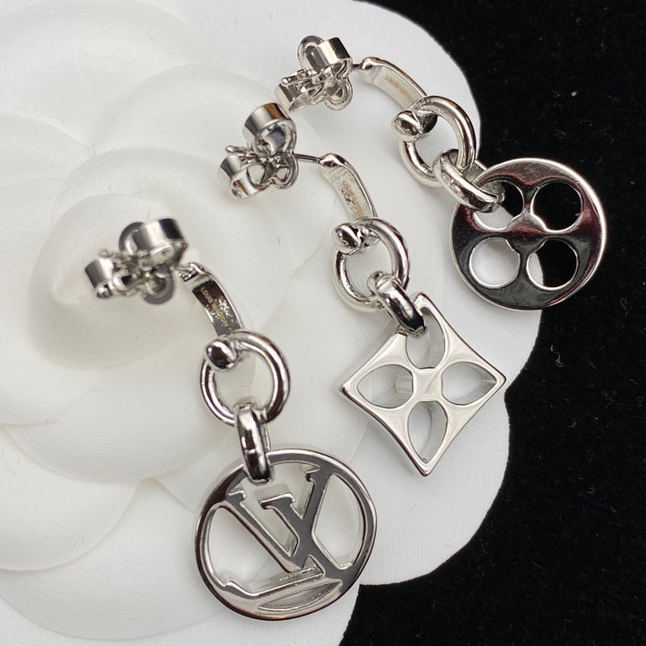 Classic fashion temperament three sets of earrings