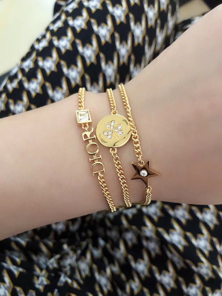 fashion CD 3 pieces bracelet set