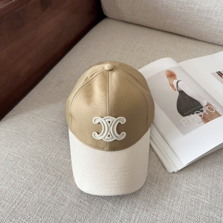 Fashion letter embroidery duck tongue cap