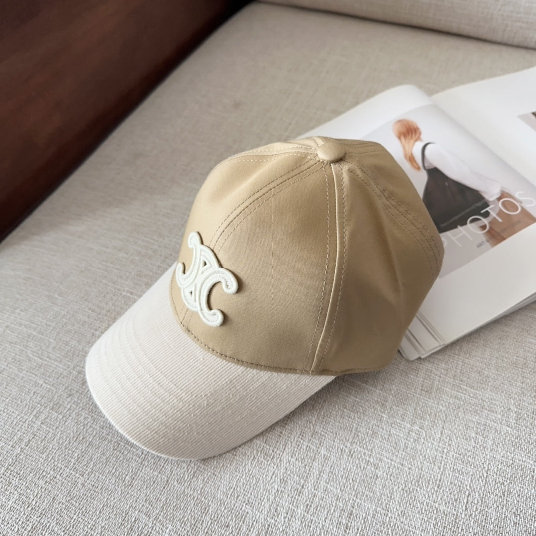 Fashion letter embroidery duck tongue cap