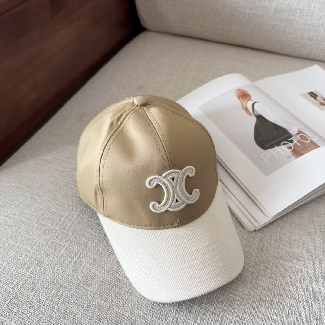 Fashion letter embroidery duck tongue cap