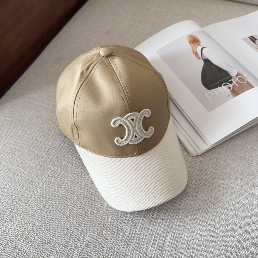 Fashion letter embroidery duck tongue cap