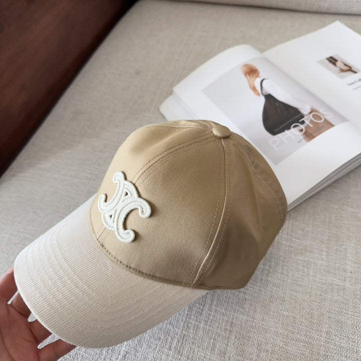 Fashion letter embroidery duck tongue cap