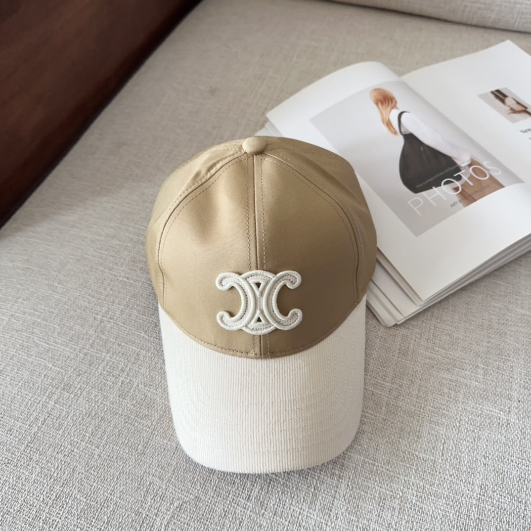 Fashion letter embroidery duck tongue cap