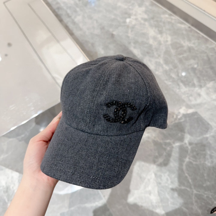Luxury CC Diamond Baseball Cap