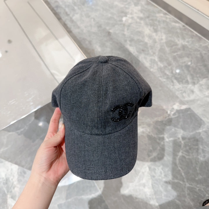 Luxury CC Diamond Baseball Cap