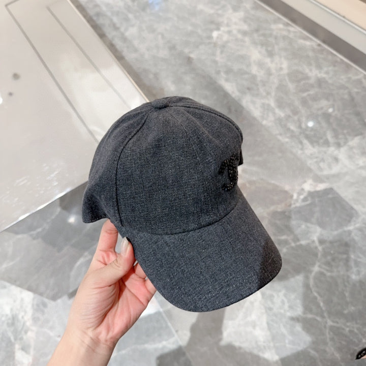 Luxury CC Diamond Baseball Cap