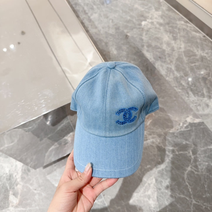 Luxury CC Diamond Baseball Cap