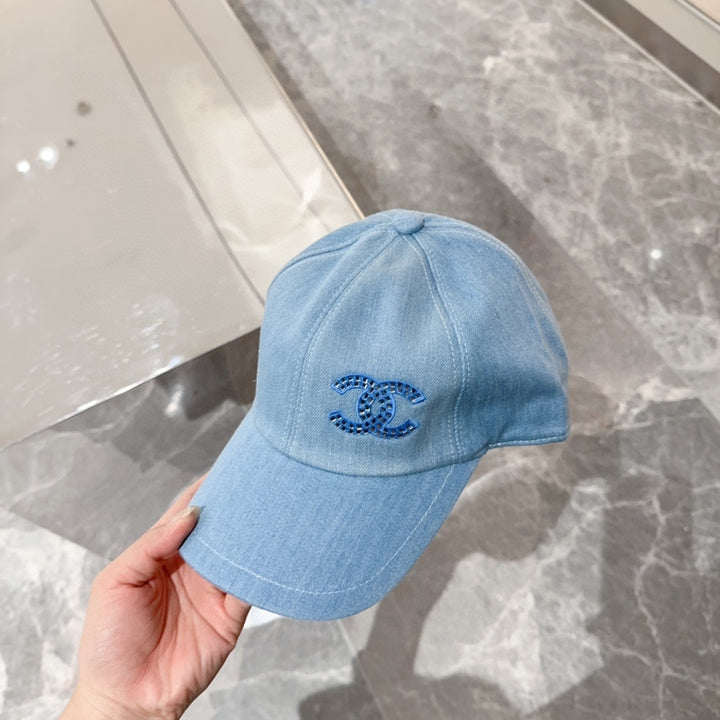Luxury CC Diamond Baseball Cap