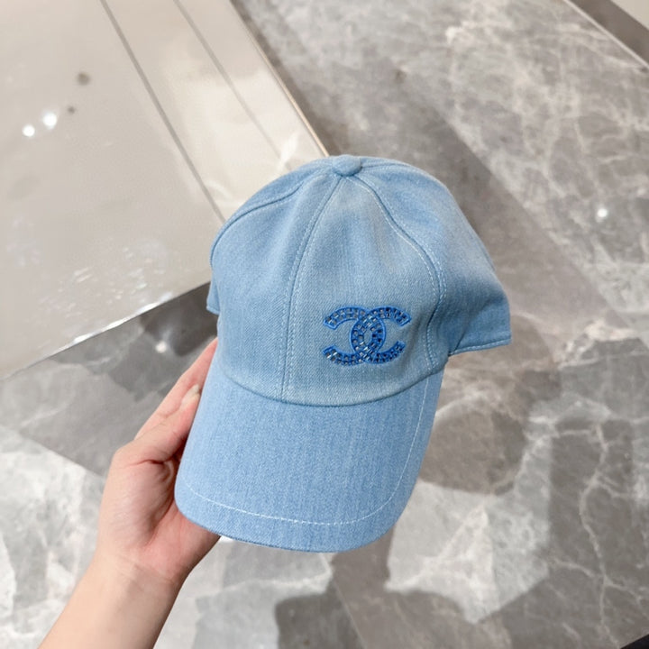 Luxury CC Diamond Baseball Cap