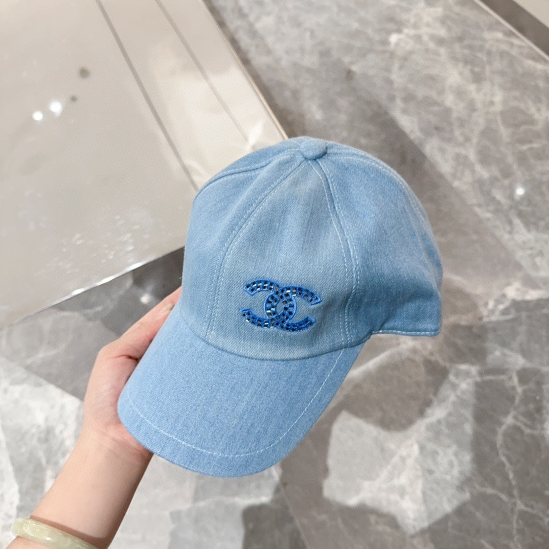 Luxury CC Diamond Baseball Cap