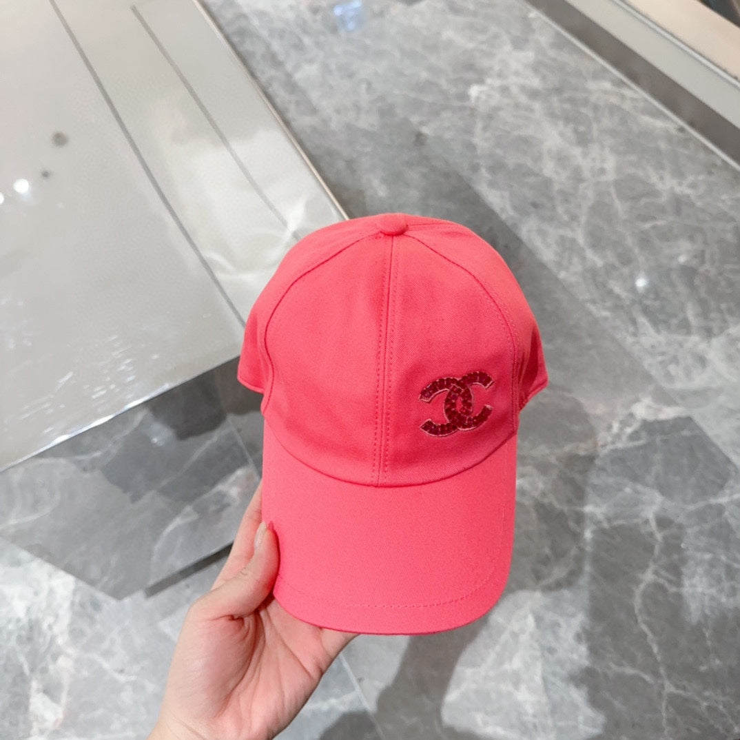 Luxury CC Diamond Baseball Cap
