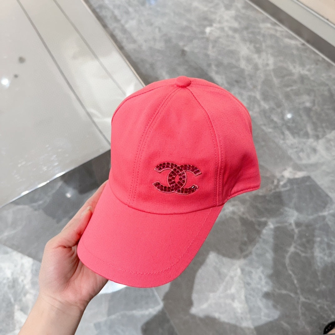 Luxury CC Diamond Baseball Cap