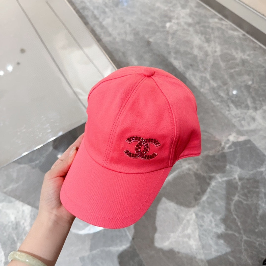Luxury CC Diamond Baseball Cap