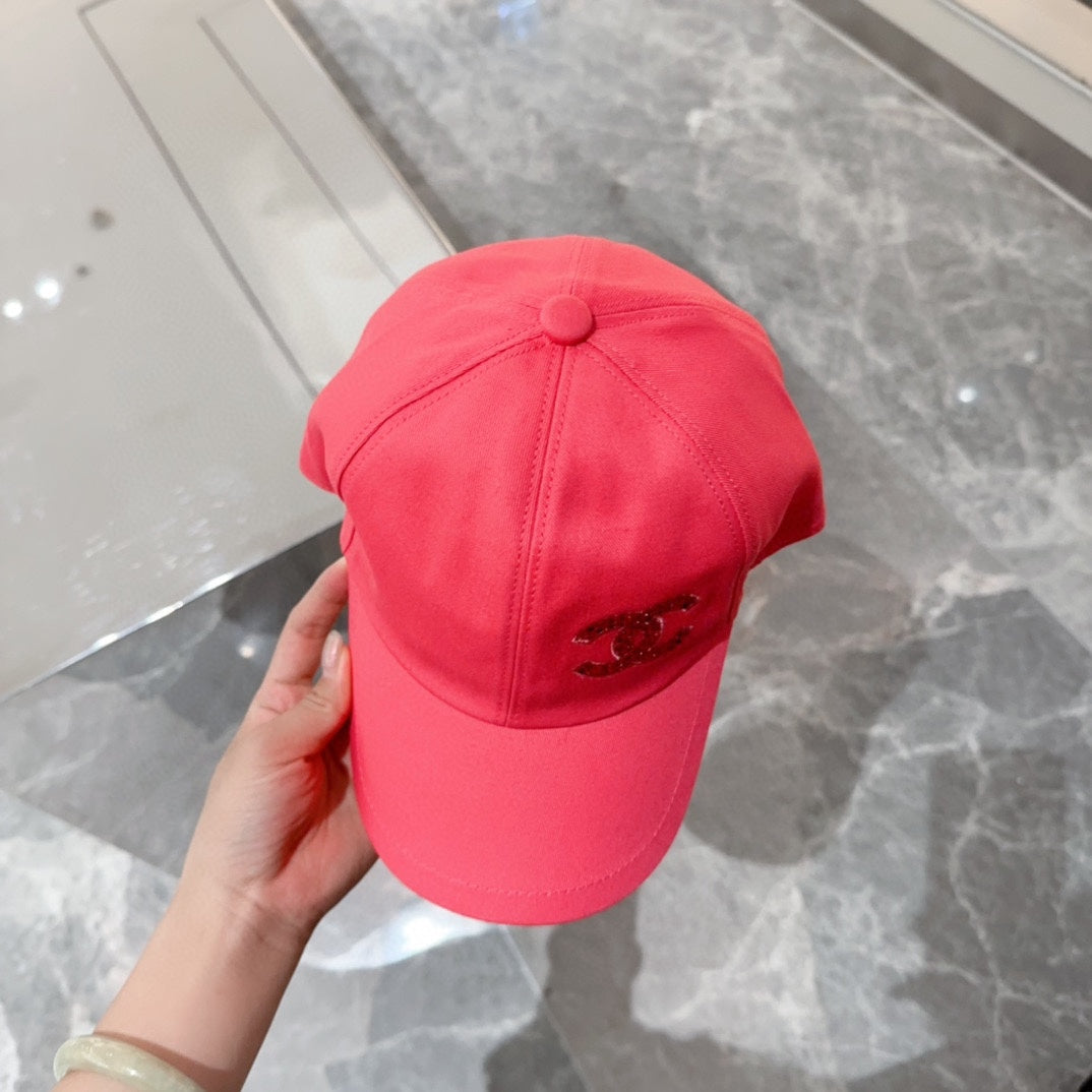 Luxury CC Diamond Baseball Cap