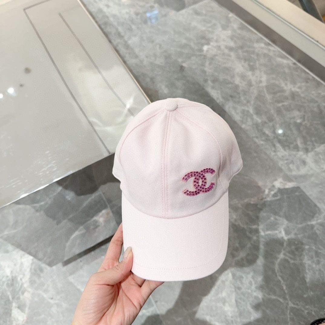 Luxury CC Diamond Baseball Cap