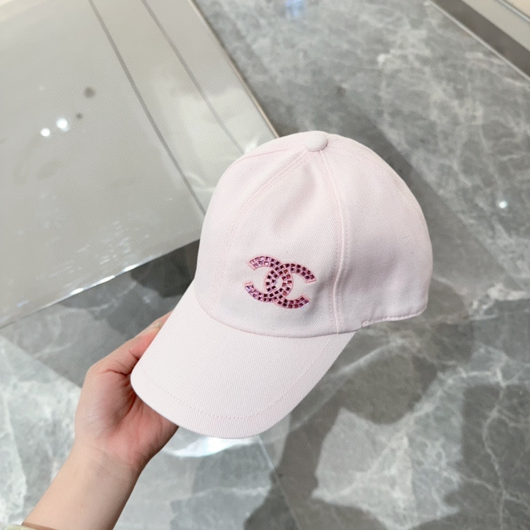 Luxury CC Diamond Baseball Cap