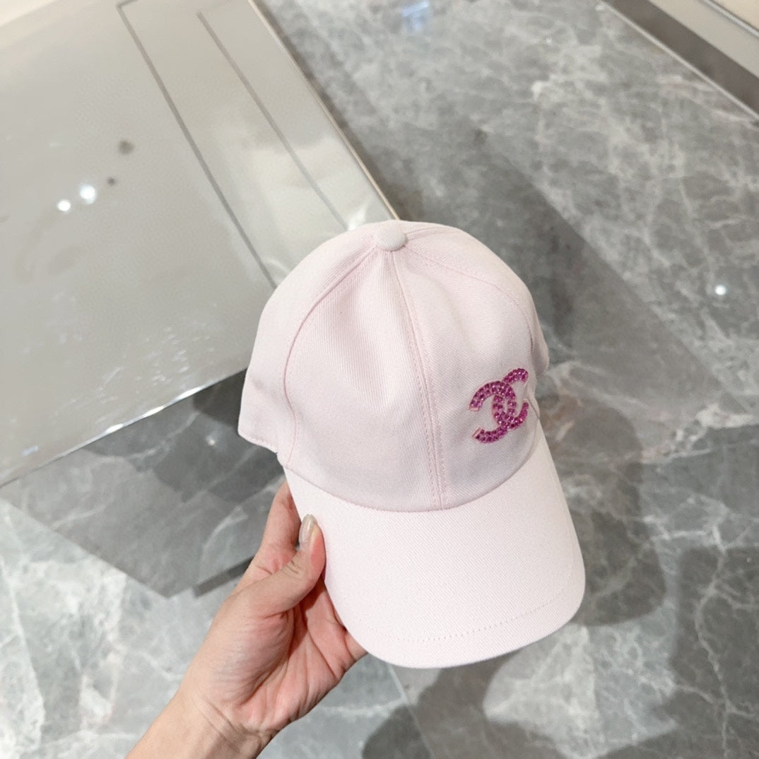 Luxury CC Diamond Baseball Cap