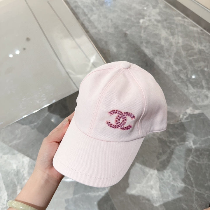 Luxury CC Diamond Baseball Cap