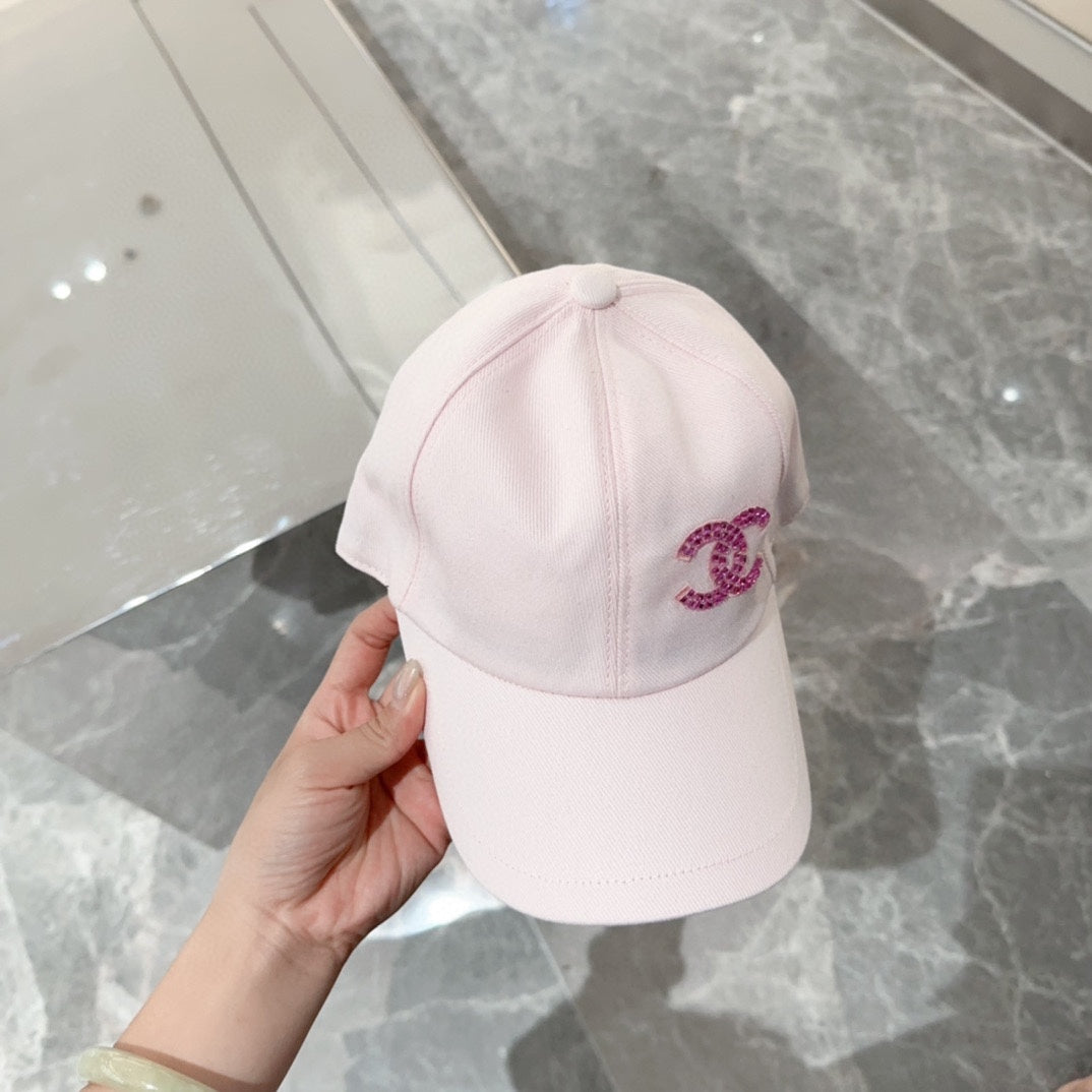 Luxury CC Diamond Baseball Cap