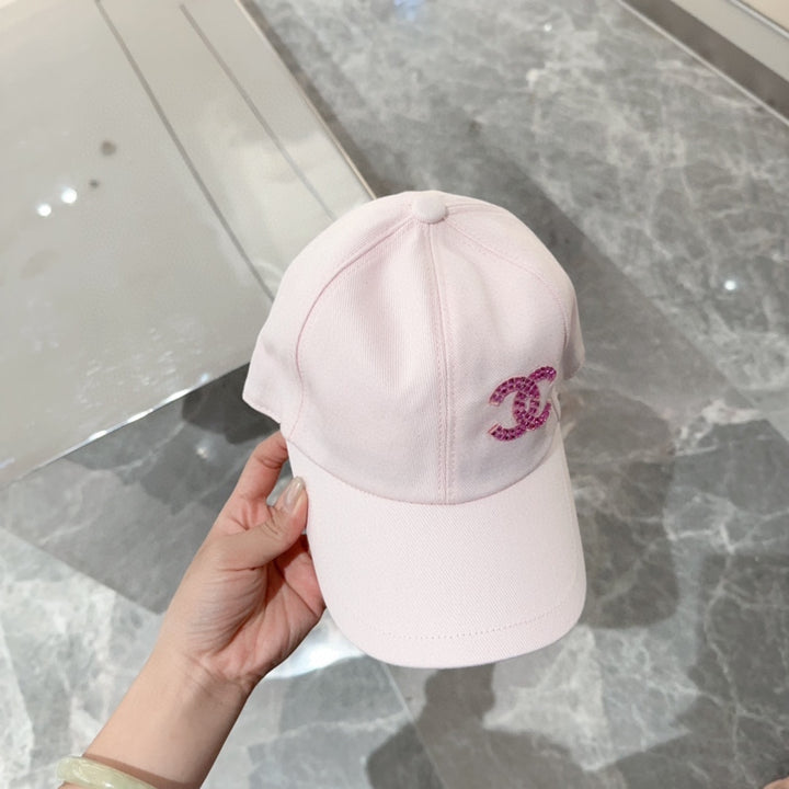 Luxury CC Diamond Baseball Cap