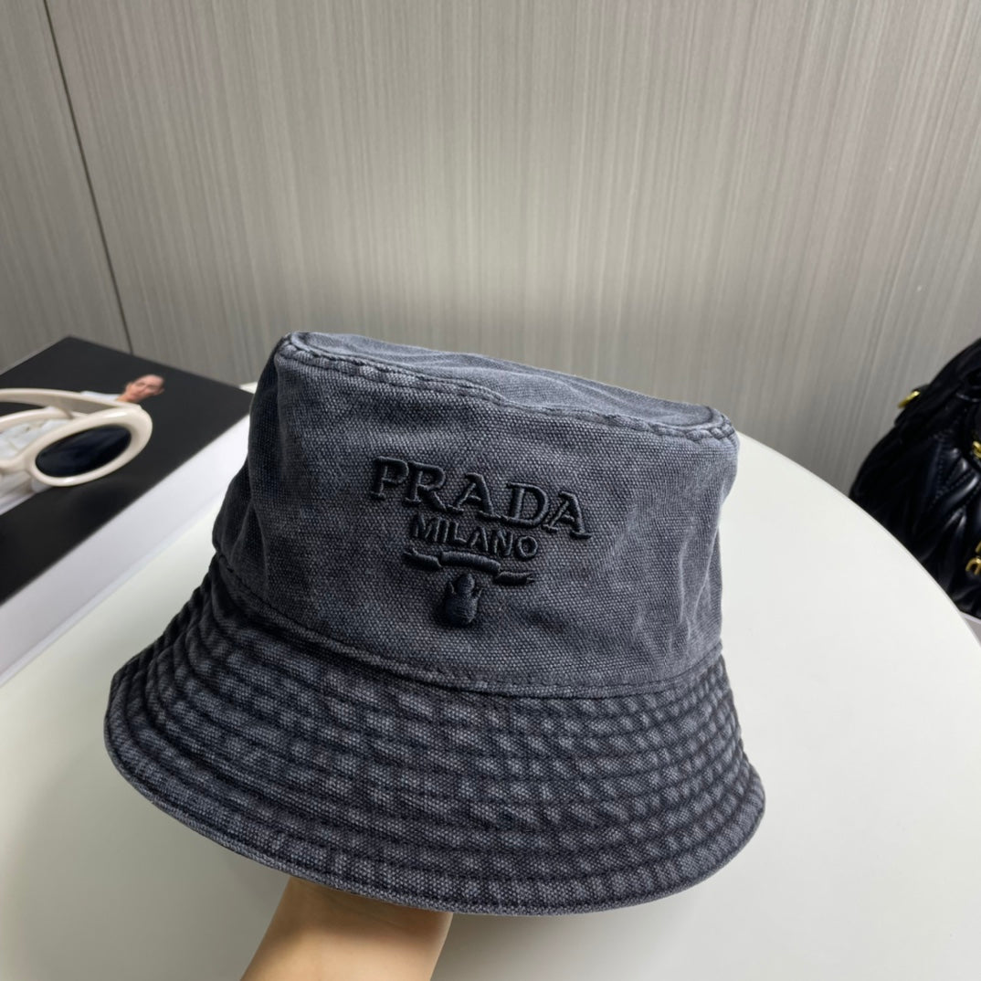 Triangle embroidered monogrammed fisherman's hat