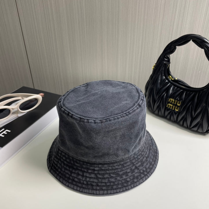 Triangle embroidered monogrammed fisherman's hat