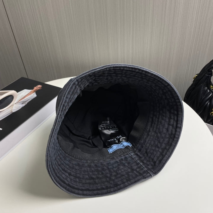 Triangle embroidered monogrammed fisherman's hat