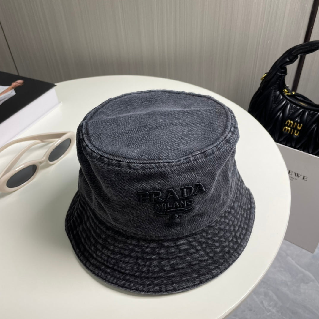 Triangle embroidered monogrammed fisherman's hat