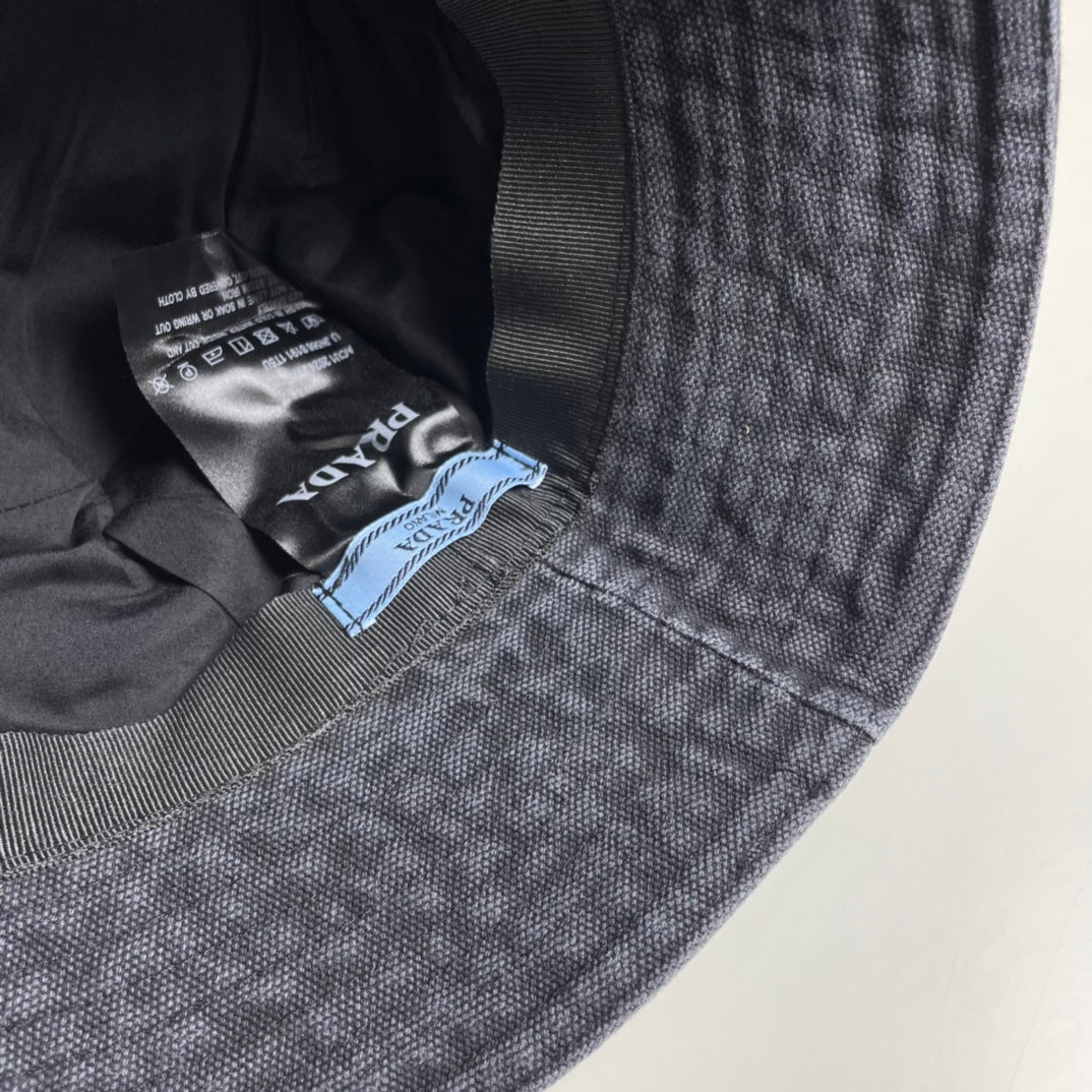 Triangle embroidered monogrammed fisherman's hat