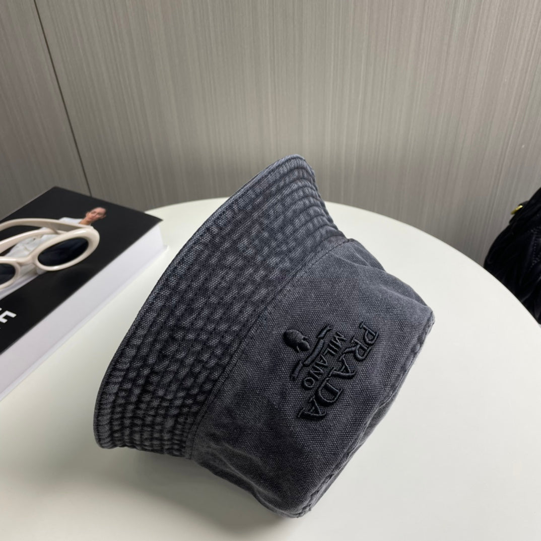 Triangle embroidered monogrammed fisherman's hat