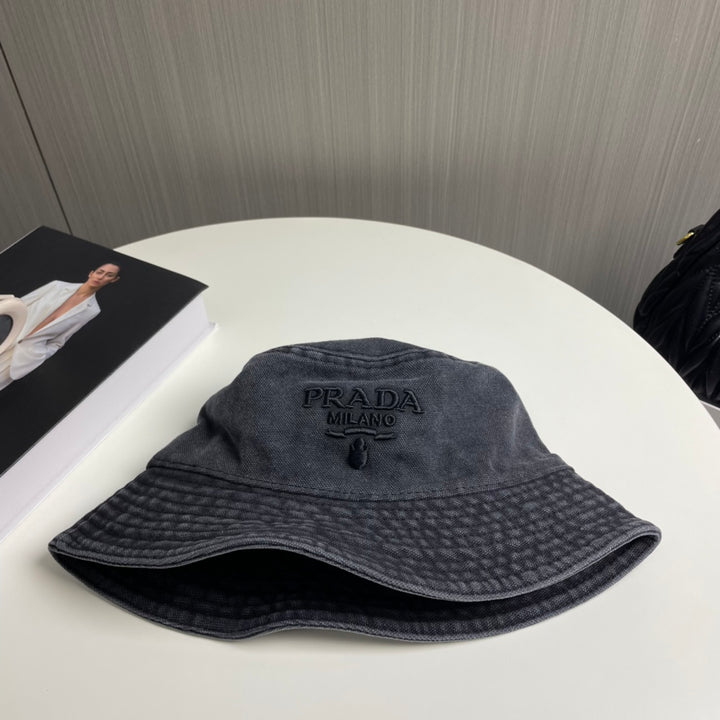 Triangle embroidered monogrammed fisherman's hat