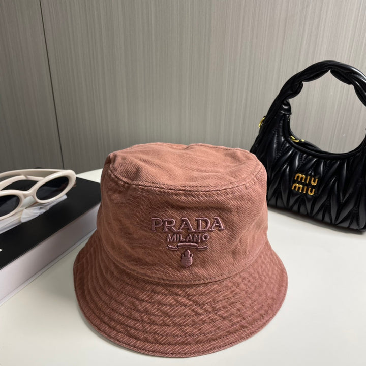 Triangle embroidered monogrammed fisherman's hat