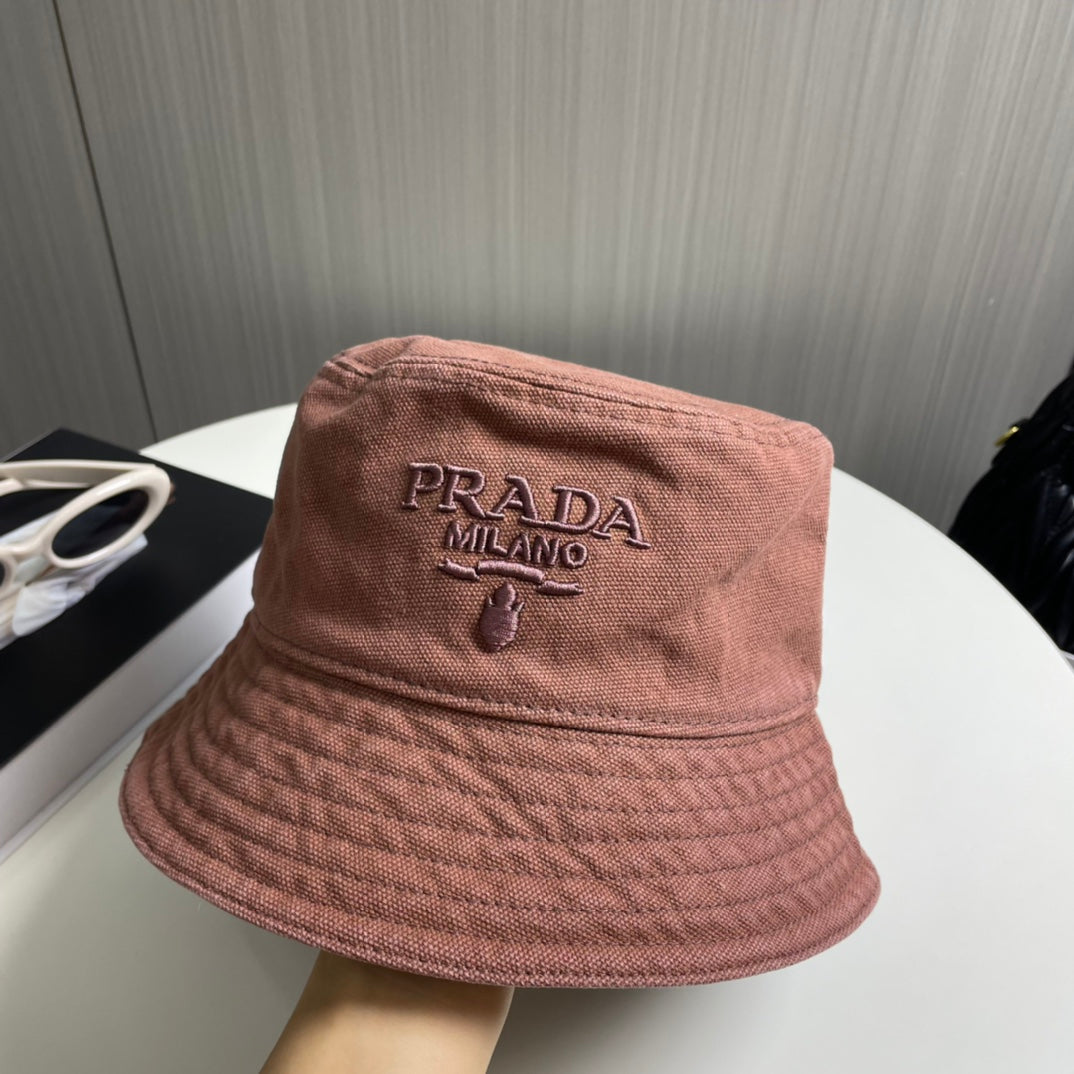 Triangle embroidered monogrammed fisherman's hat