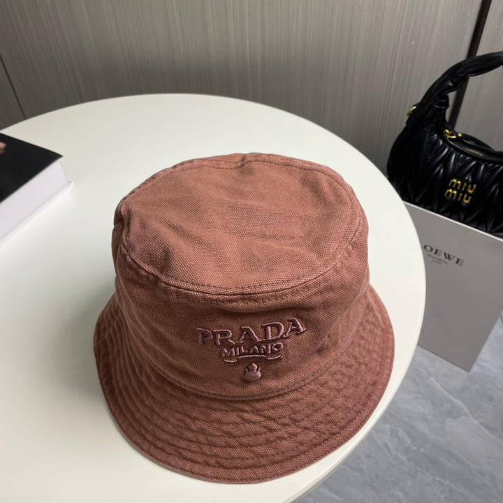 Triangle embroidered monogrammed fisherman's hat