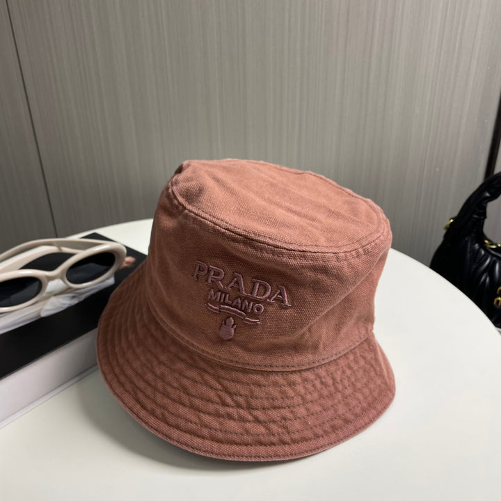 Triangle embroidered monogrammed fisherman's hat